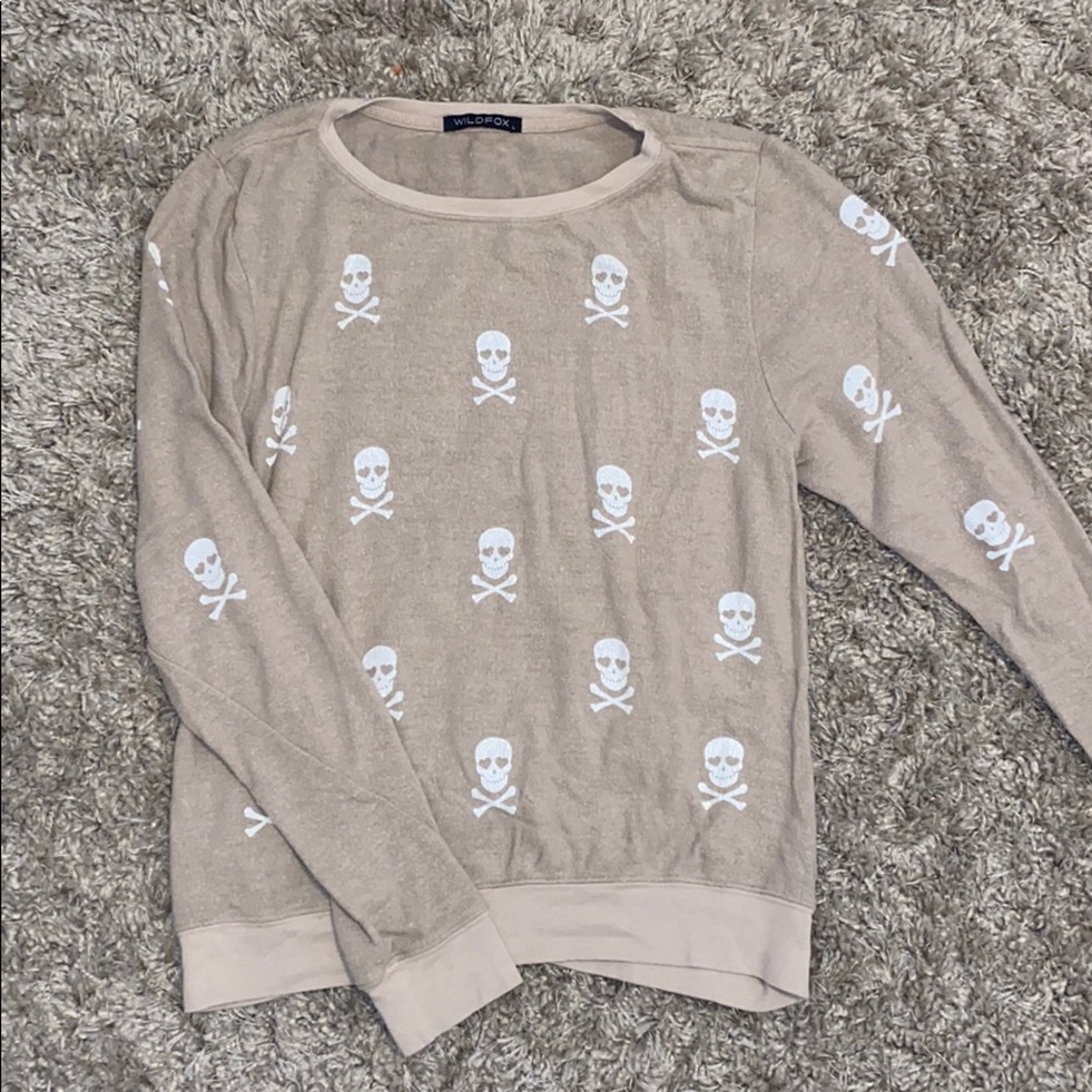 Wildfox Skull Top / size L